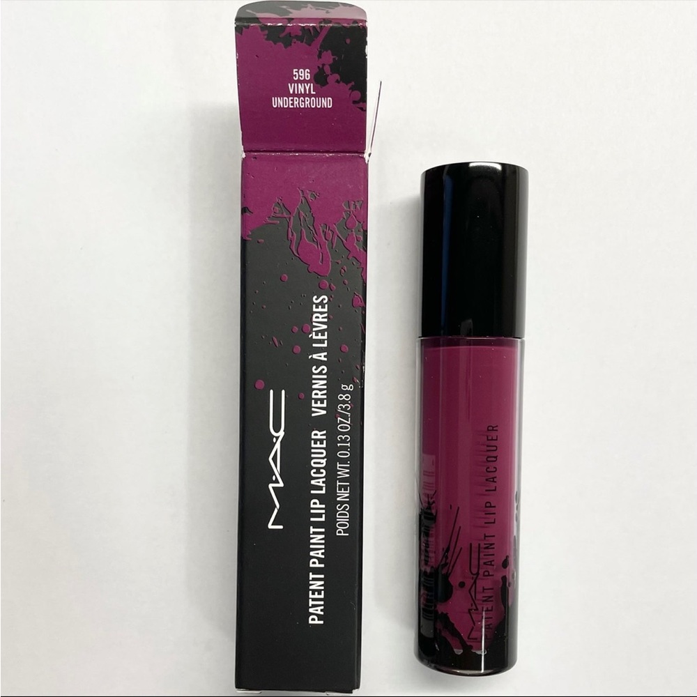MAC Patent Paint Lip Lacquer in vinyl underground